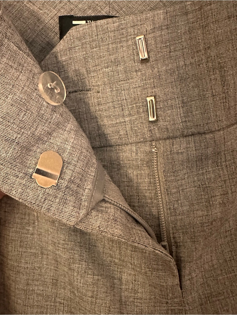 New York & Company Gray Wide Leg Dress Pants - Picture 4 of 9